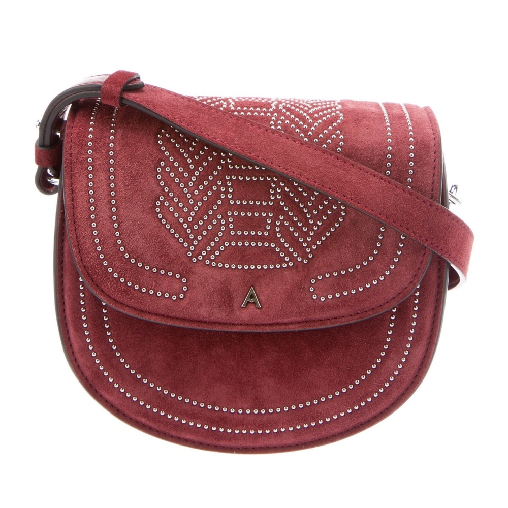 Altuzarra Ghianda Mini Calf Saddle Bag. Red / Bordeaux. Almost new.